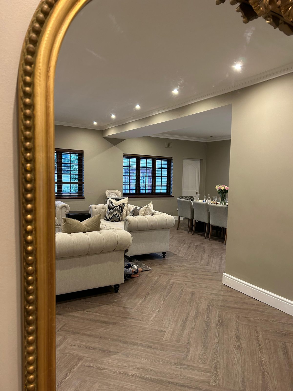 Kitchen with Allegro X Persimmon LVT flooring