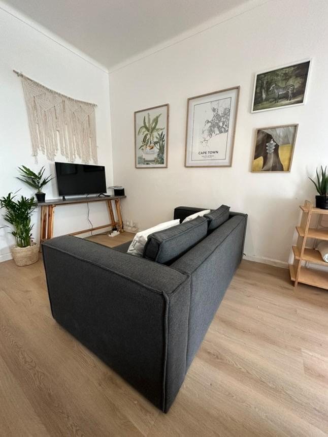 Aspen Project Classic Oak LVT in a Sea Point Airbnb apartment